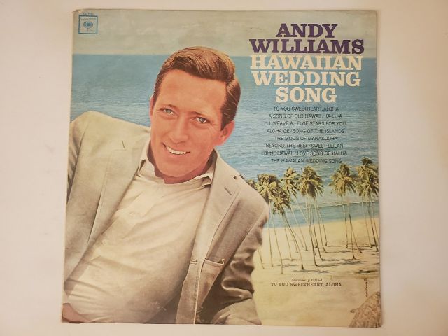 Andy Williams Hawaiian Wedding Song vinyl record
