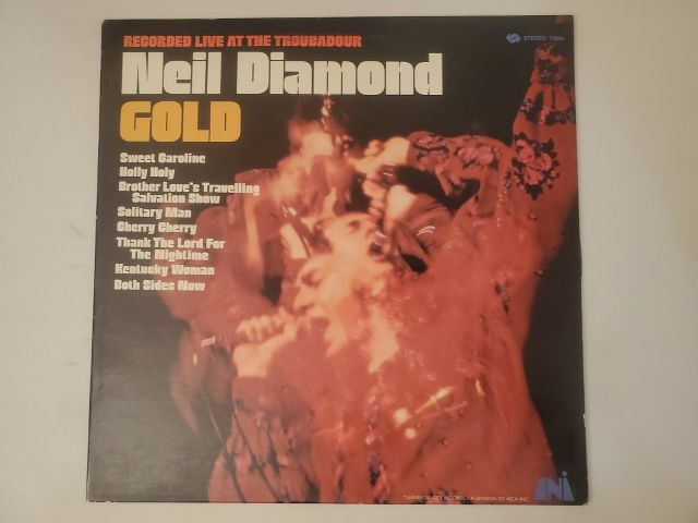 Neil Diamond Gold vinyl record