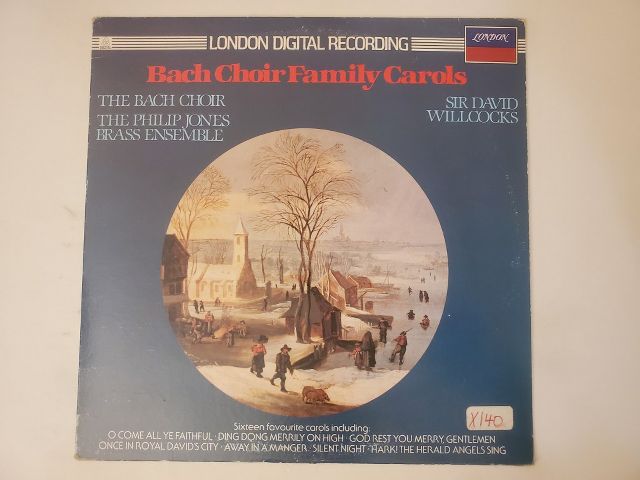 The Bach Choir, The Philip Jones Brass Ensemble Bach Choir Family Carols vinyl record