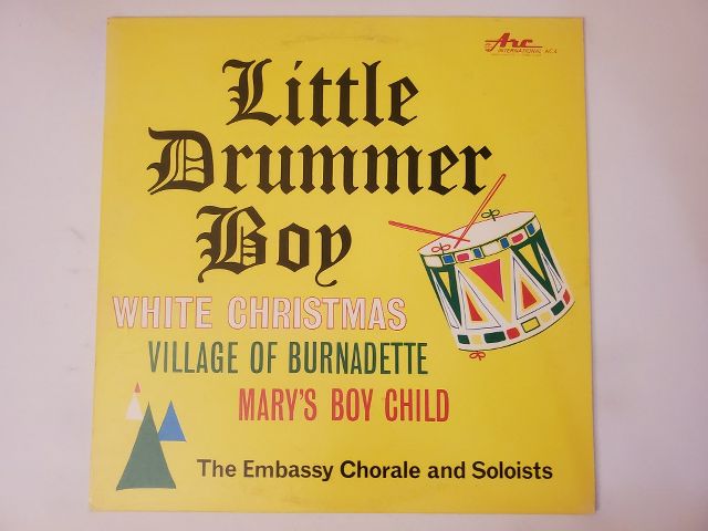 The Embassy Chorale and Soloists Little Drummer Boy vinyl record