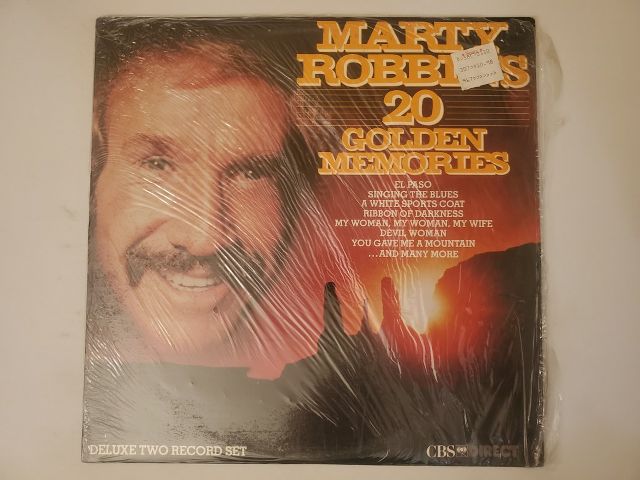 Marty Robbins 20 Golden Memories vinyl record