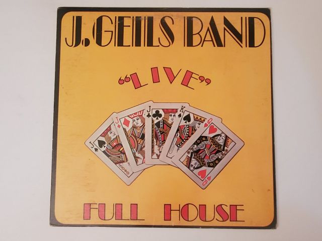 J. Geils Band Live Full House vinyl record