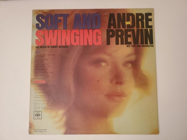 Andre Previn Soft and Swinging vinyl record