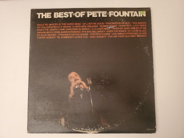 Pete Fountain The Best of Pete Fountain vinyl record
