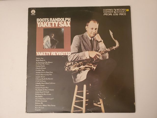 Boots Randolph Yakety Sax: Yakety Revisited vinyl record