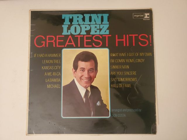 Trini Lopez Greatest Hits vinyl record