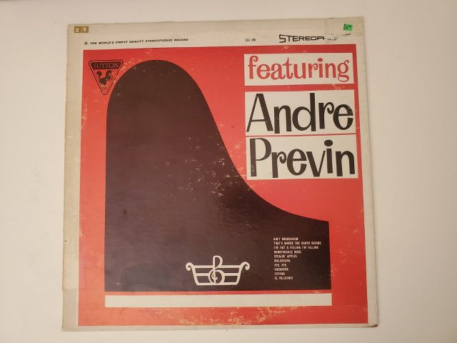 Andre Previn Featuring Andre Previn vinyl record
