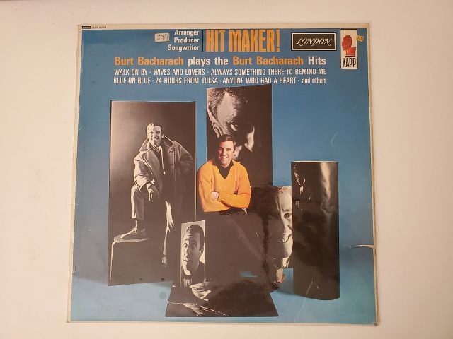Burt Bacharach Hit Maker! Burt Bacharach Plays the Burt Bacharach Hits vinyl record