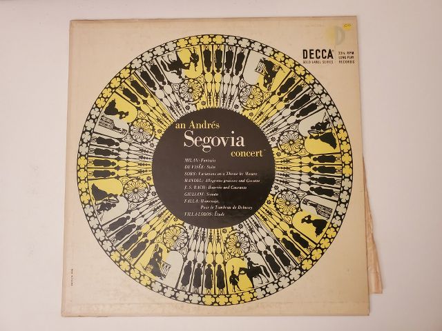 Andres Segovia An Andr?s Segovia Concert vinyl record