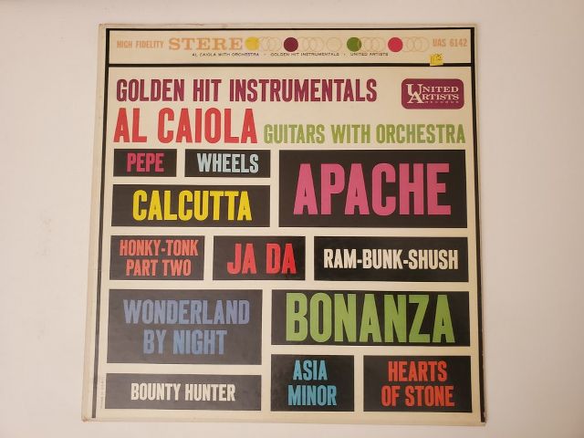 Al Caiola Golden Hit Instrumentals vinyl record