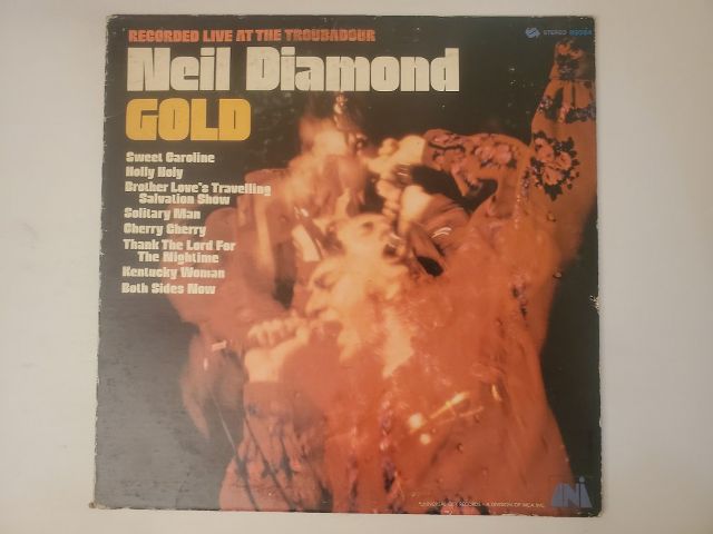 Neil Diamond Gold vinyl record