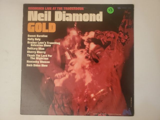 Neil Diamond Gold vinyl record