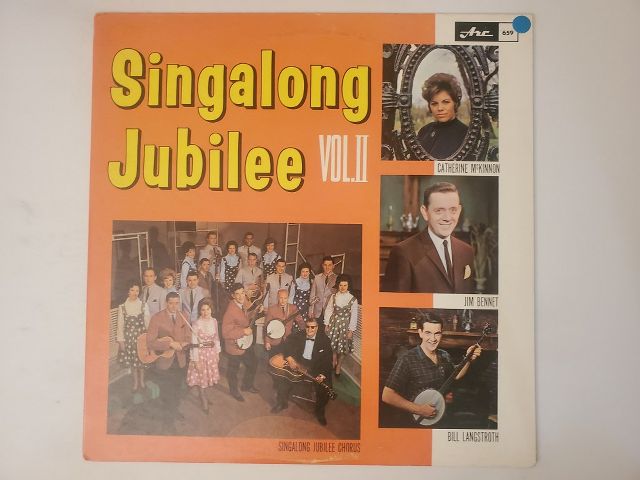 Singalong Jubilee Chorus Singalong Jubilee Vol. II vinyl record