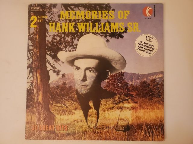 Hank Williams Sr. Memories of Hank Williams Sr. vinyl record