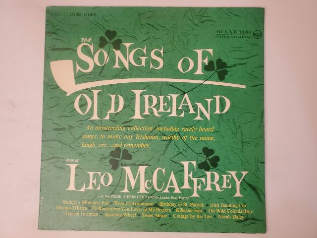 Leo McCaffrey Songs of Old Ireland vinyl record