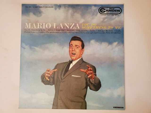 Mario Lanza You Do Something to Me vinyl record