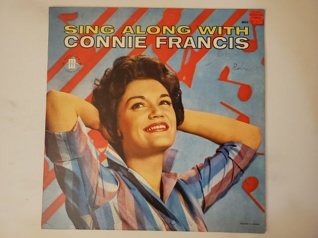 Connie Francis Sing Along with Connie Francis vinyl record