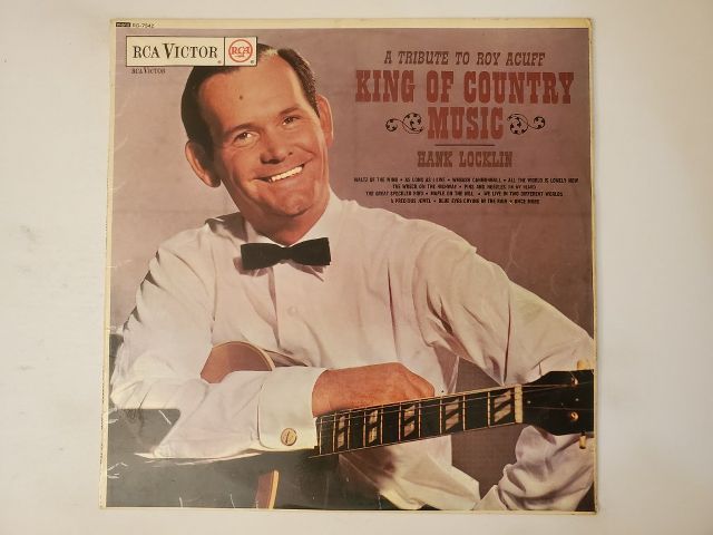 Hank Locklin A Tribute to Roy Acuff: King of Country Music vinyl record