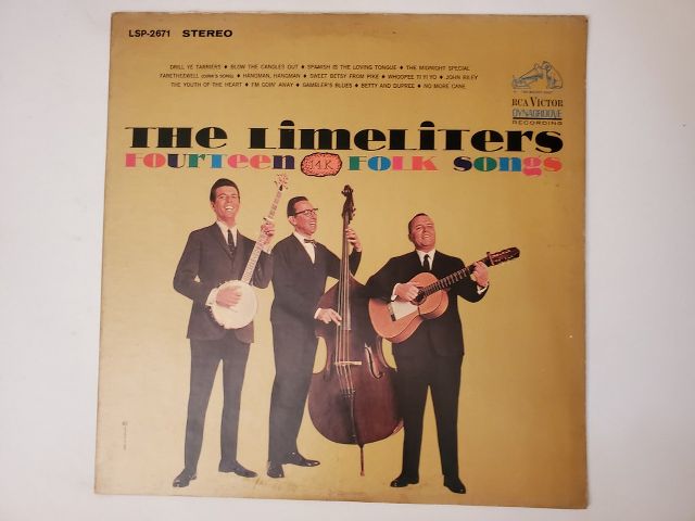 The Limeliters Fourteen 14K Folk Songs vinyl record