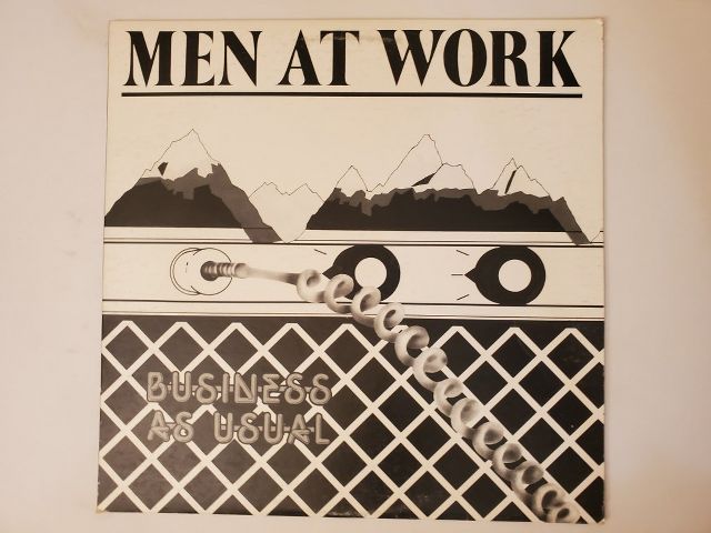 Men at Work Business as Usual vinyl record