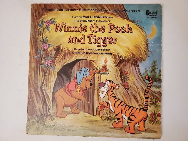 Walt Disney Studio Winnie the Pooh and Tigger vinyl record