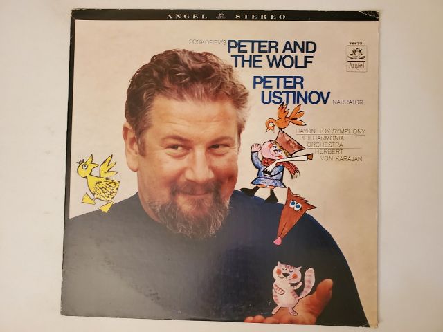 Peter Ustinov Prokofiev's Peter and the Wolf vinyl record