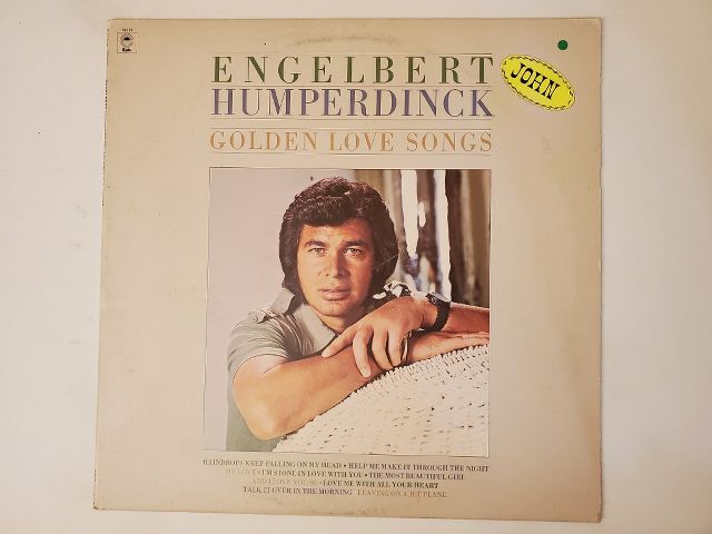 Engelbert Humperdinck Golden Love Songs vinyl record