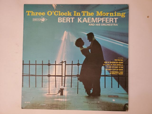 Bert Kaempfert and his orchestra Three O'Clock in the Morning vinyl record