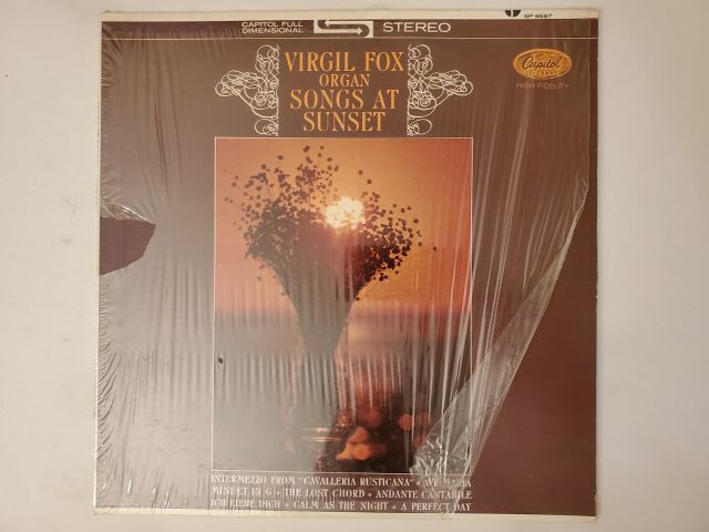 Virgil Fox Songs at Sunset vinyl record