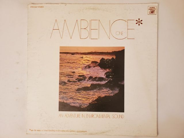 Unknown Ambience One: An Adventure in Environmental Sound vinyl record