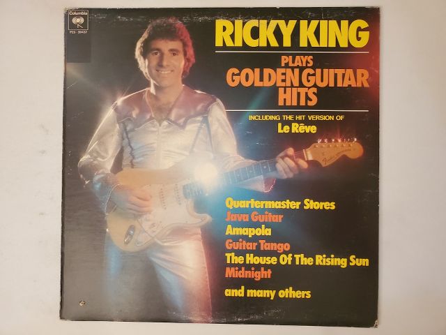 Ricky King Plays Golden Guitar Hits vinyl record
