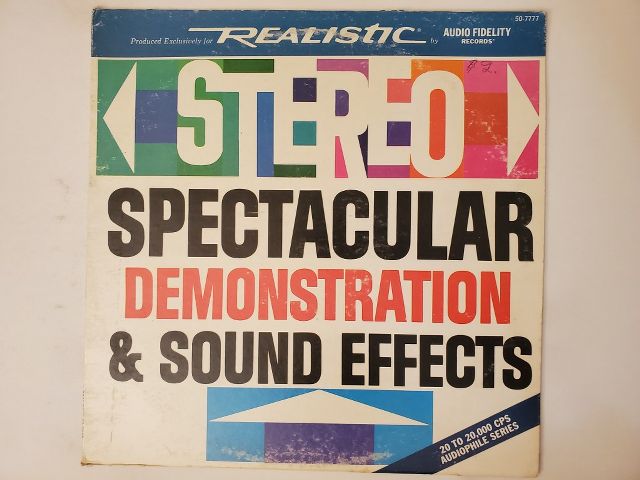 Unknown Stereo Spectacular Demonstration & Sound Effects vinyl record