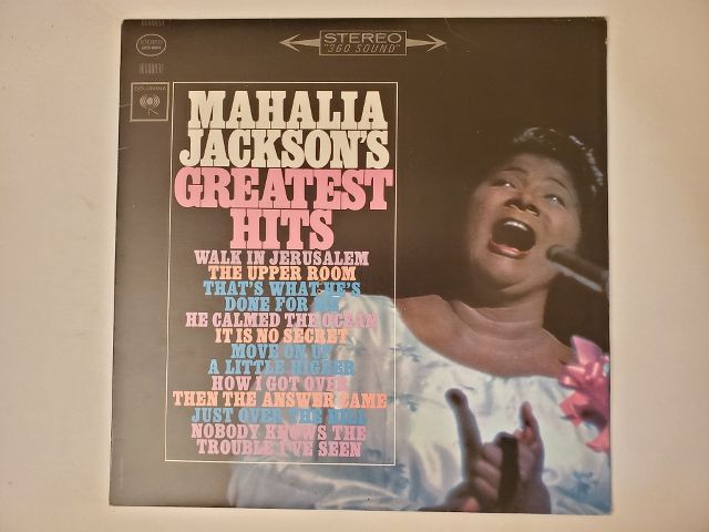 Mahalia Jackson Greatest Hits vinyl record