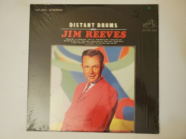 Jim Reeves Distant Drums vinyl record