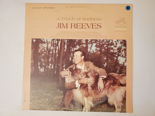 Jim Reeves A Touch of Sadness vinyl record