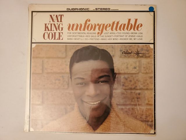 Nat "King" Cole Unforgettable vinyl record