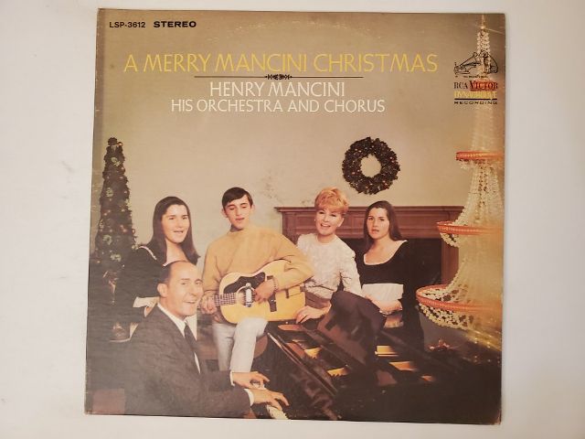 Henry Mancini, His Orchestra and Chorus A Merry Mancini Christmas vinyl record