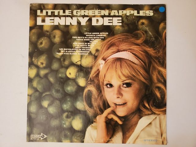Lenny Dee Little Green Apples vinyl record
