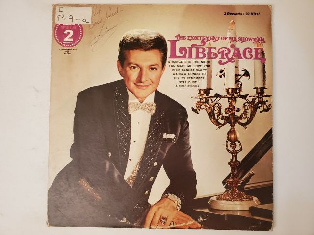 Liberace The Excitement of Mr. Showmanship vinyl record