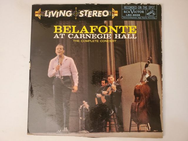 Harry Belafonte Belafonte at Carnegie Hall vinyl record