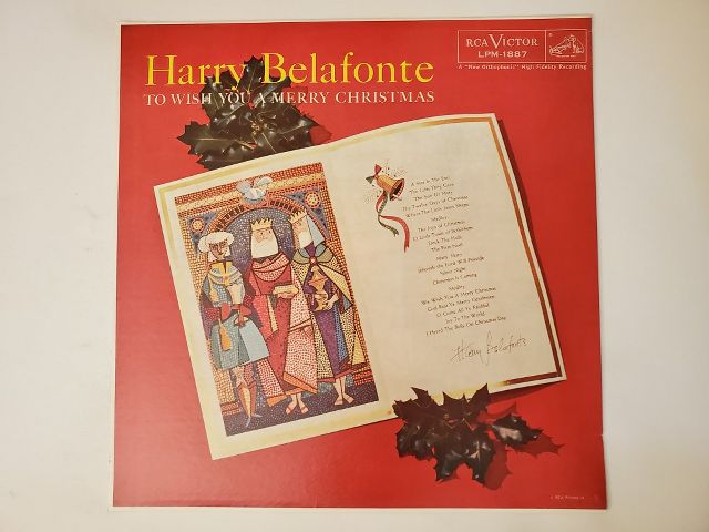 Harry Belafonte To Wish You a Merry Christmas vinyl record