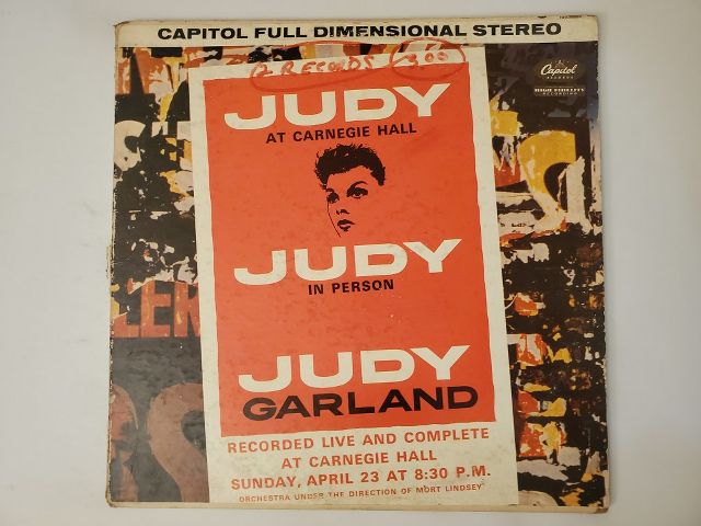 Judy Garland Judy at Carnegie Hall vinyl record