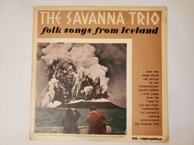 The Savanna Trio Folk Songs from Iceland vinyl record