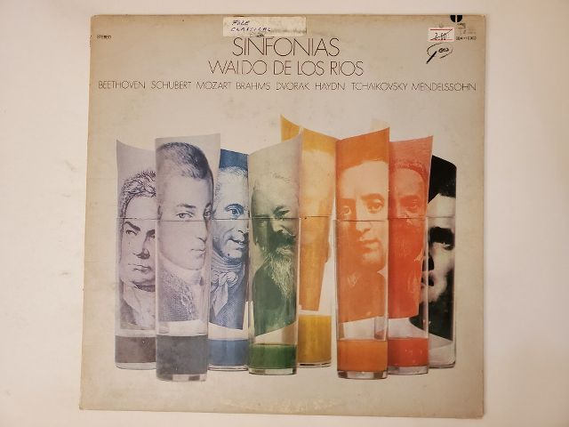 Waldo de los Rios Sinfonias vinyl record