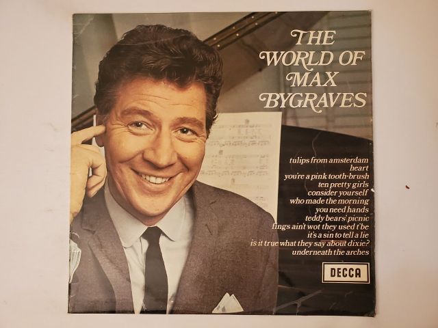 Max Bygraves The World of Max Bygraves vinyl record