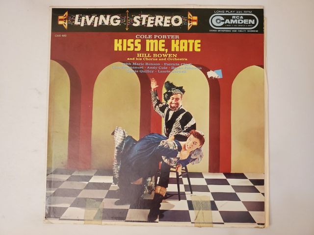 Hill Bowen and His Chorus and Orchestra Kiss Me, Kate vinyl record