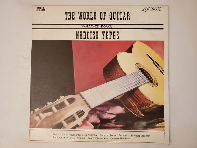 Narciso Yepes The World of Guitar Volume Four vinyl record