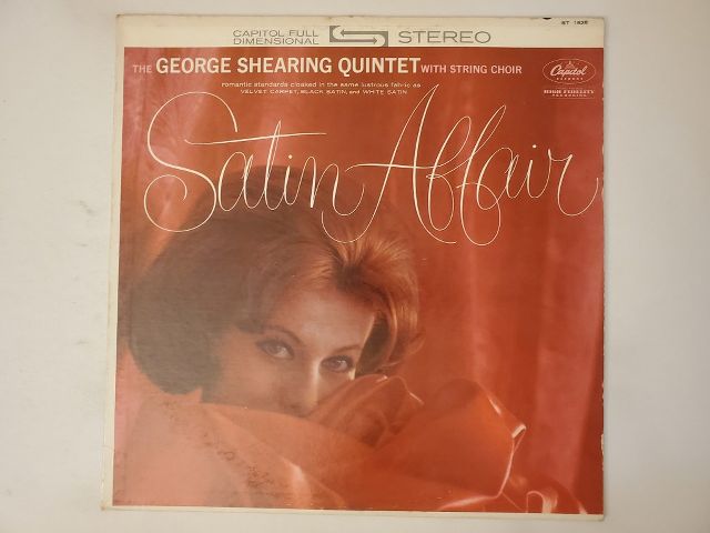 The George Shearing Quintet with String Choir Satin Affair vinyl record
