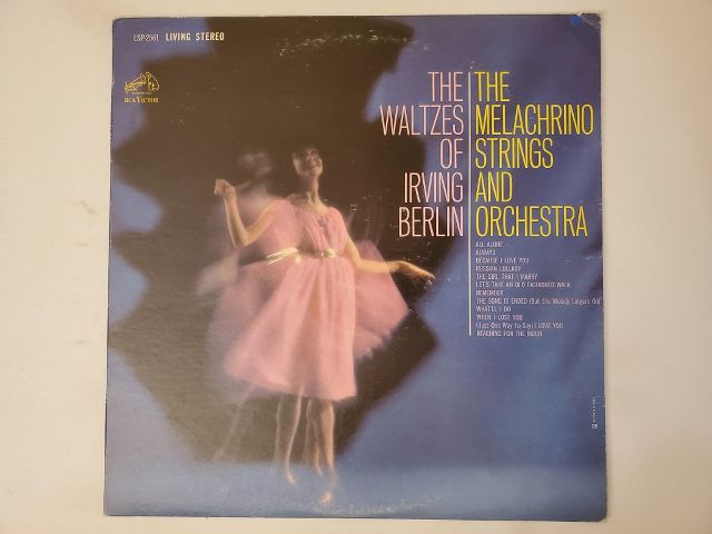 The Melachrino Strings and Orchestra The Waltzes of Irving Berlin vinyl record