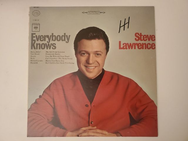 Steve Lawrence Everybody Knows vinyl record